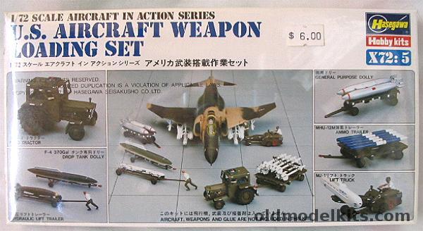 Hasegawa 1/72 Aircraft Weapons V, V plastic model kit